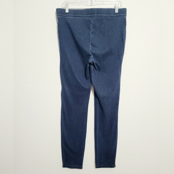 Bandolino Selene Pull-On Jeggings Jeans Women’s Size 10 Blue Stretch Denim Pants - Picture 2 of 15